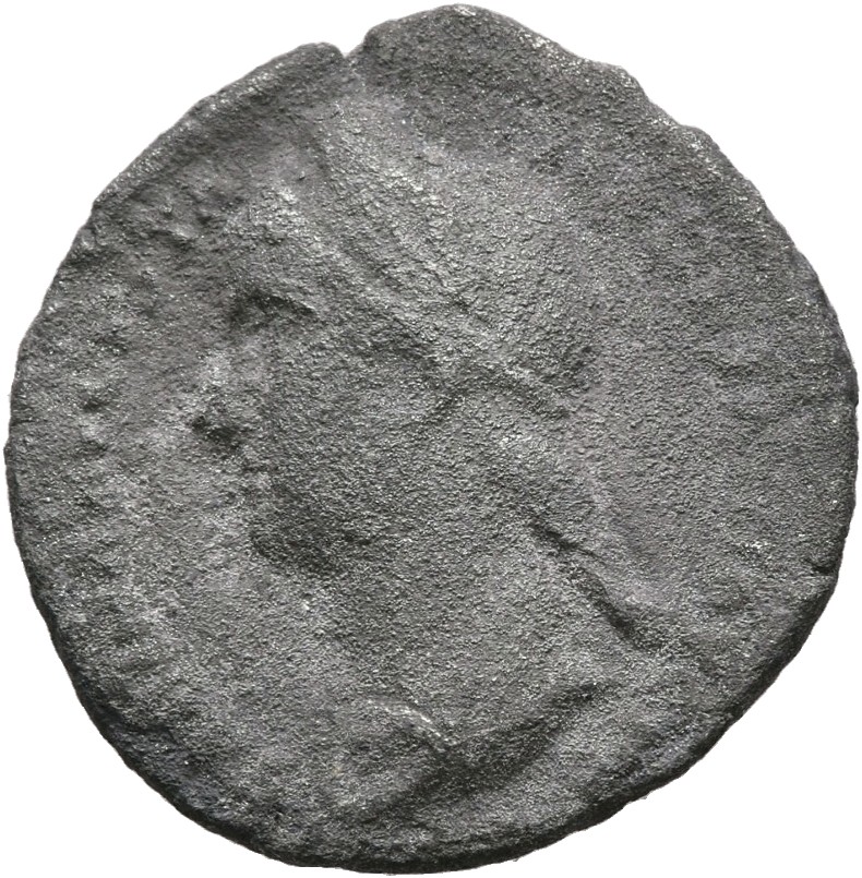 RIC II, Part 3 (second edition) Hadrian 2502 Hadrian obverse, Bust of Sabina, diademed, wearing stephane with hair in queu...