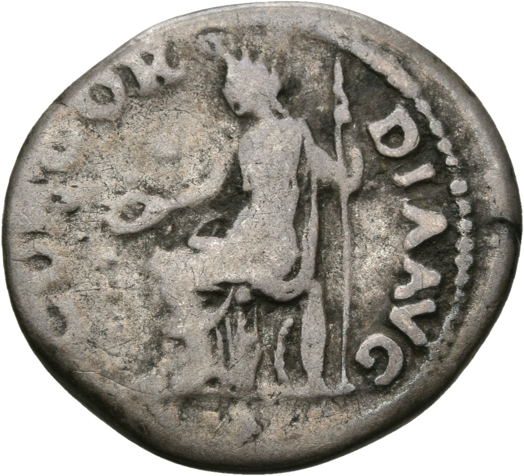 RIC II, Part 3 (second edition) Hadrian 2504 Hadrian reverse, Concordia seated left, holding patera and sceptre; below sea...