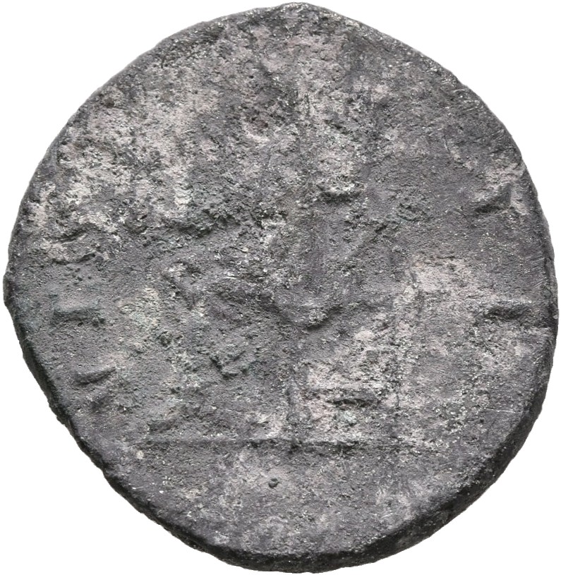 RIC II, Part 3 (second edition) Hadrian 2545 Hadrian reverse, Vesta seated left, holding palladium and sceptre