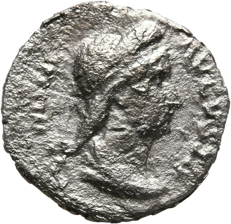 RIC II, Part 3 (second edition) Hadrian 2550 Hadrian obverse, Bust of Sabina, diademed, wearing stephane with hair in queu...