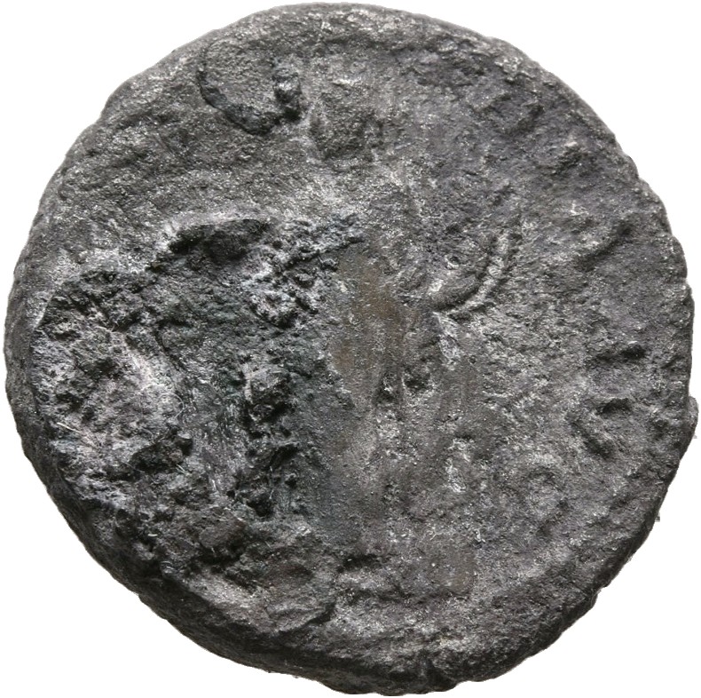 RIC II, Part 3 (second edition) Hadrian 2574 Hadrian reverse, Moneta standing left, holding scales and cornucopia
