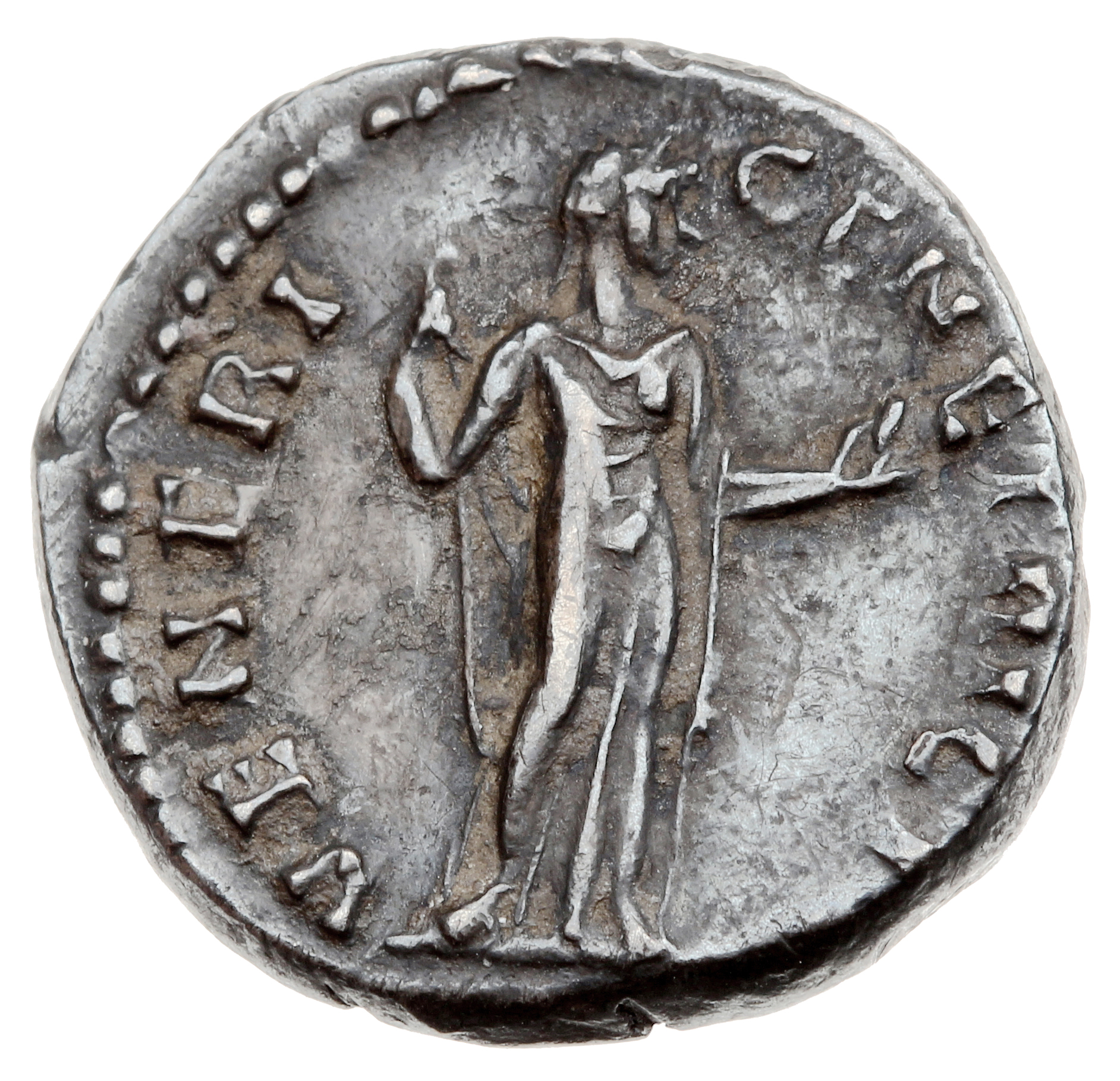 RIC II, Part 3 (second edition) Hadrian 2576 Hadrian reverse, Venus standing right, arranging drapery and holding apple