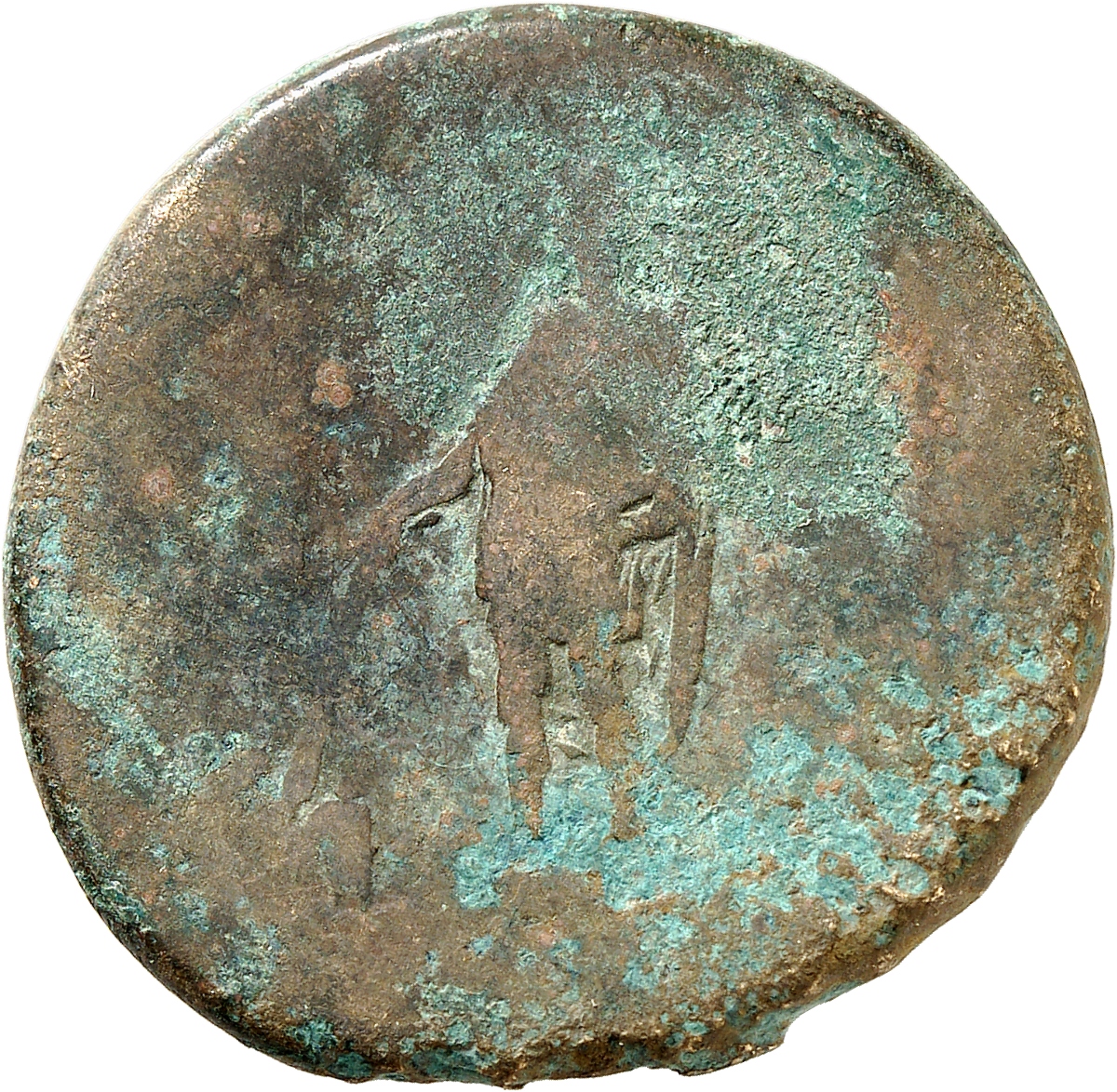 RIC II, Part 3 (second edition) Hadrian 262 Hadrian reverse, Lictor standing left, torching heap of bonds and holding fasces