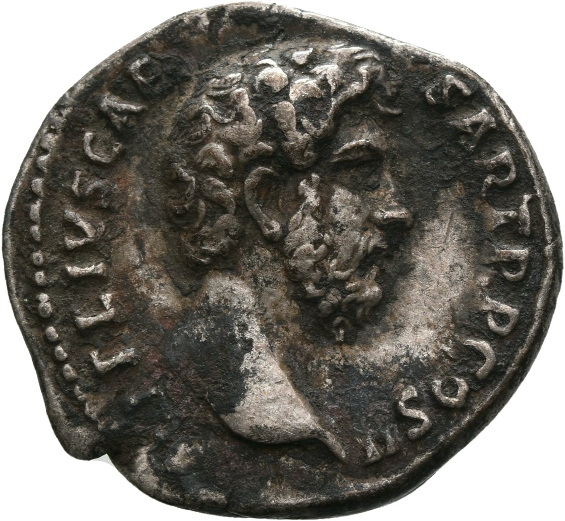 RIC II, Part 3 (second edition) Hadrian 2621 Hadrian obverse, Head of Lucius Aelius Caesar, right