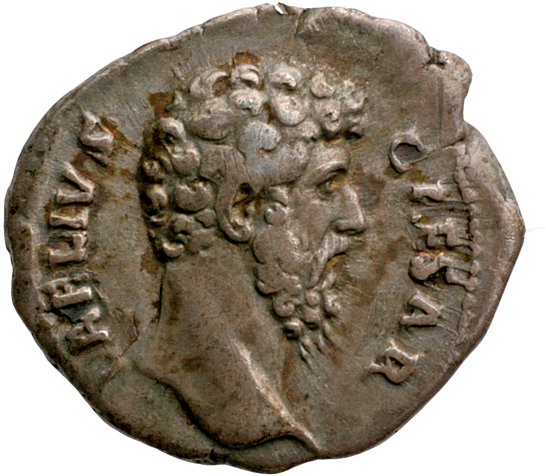 RIC II, Part 3 (second edition) Hadrian 2625 Hadrian obverse, Head of Lucius Aelius Caesar, right