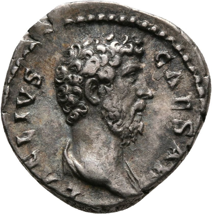 RIC II, Part 3 (second edition) Hadrian 2627 Hadrian obverse, Bust of Lucius Aelius Caesar, draped, right, viewed from rea...