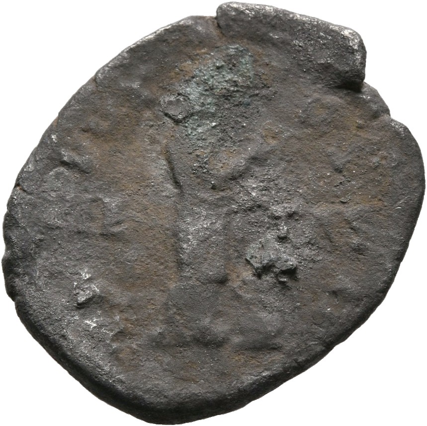 RIC II, Part 3 (second edition) Hadrian 2630 Hadrian reverse, Pietas standing right, raising hand and holding incense box;...