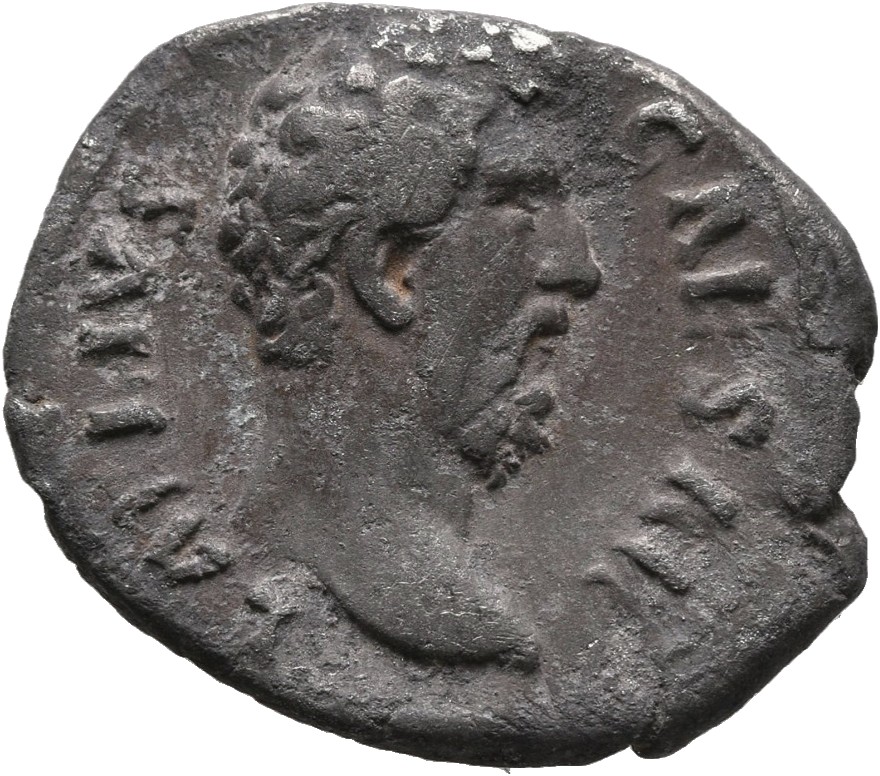 RIC II, Part 3 (second edition) Hadrian 2630 Hadrian obverse, Head of Lucius Aelius Caesar, right