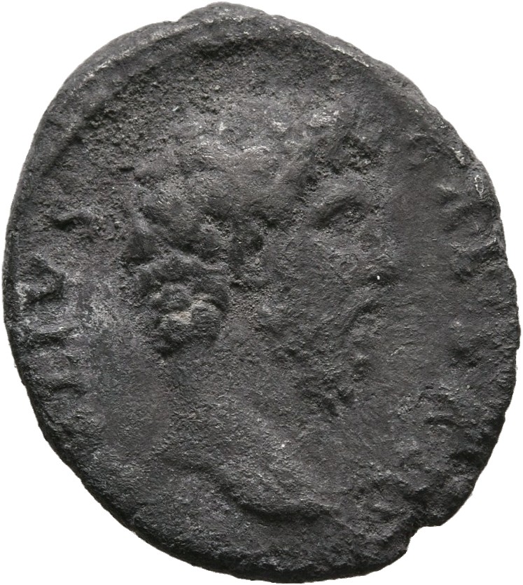 RIC II, Part 3 (second edition) Hadrian 2634 Hadrian obverse, Head of Lucius Aelius Caesar, right