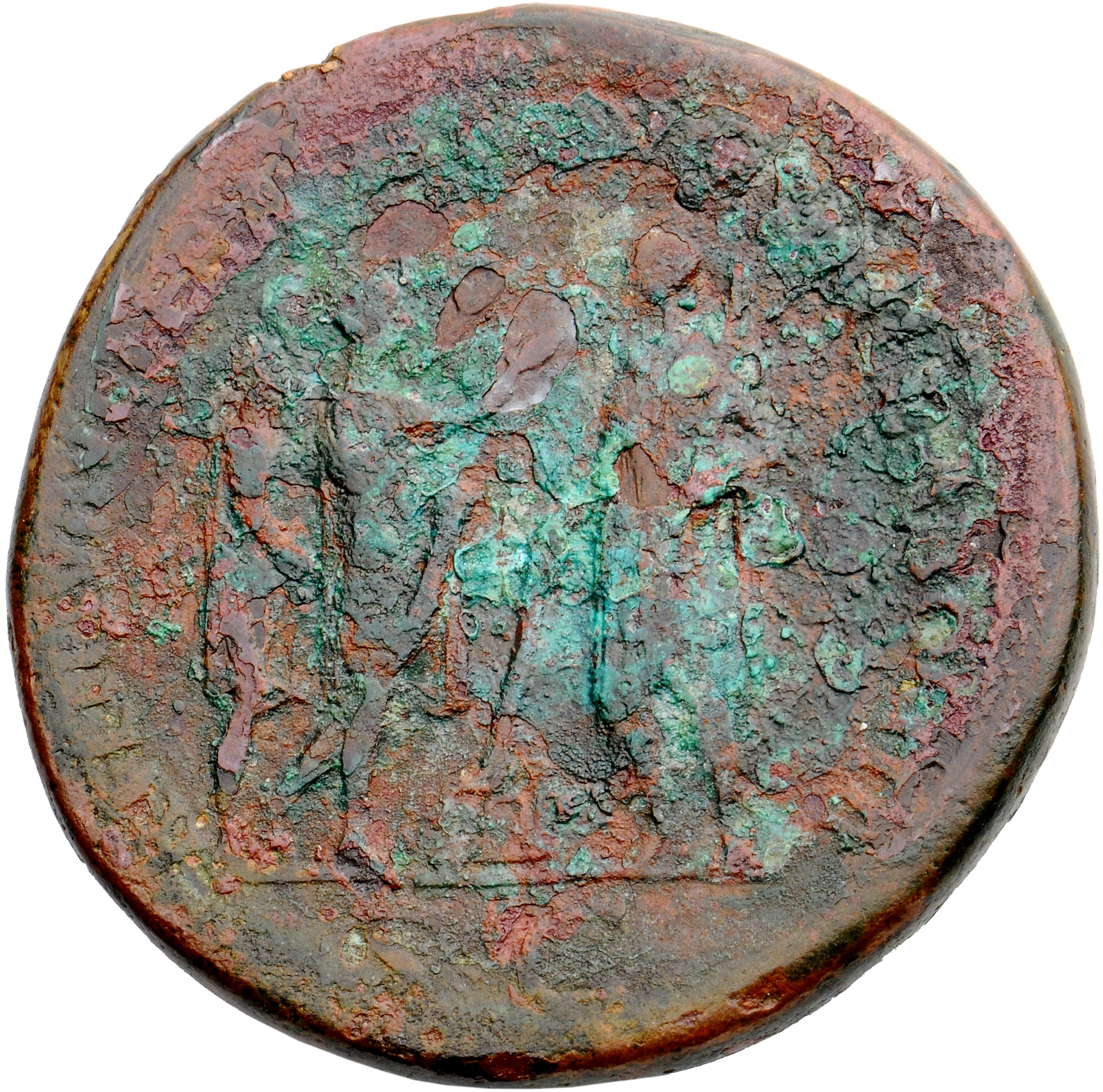 RIC II, Part 3 (second edition) Hadrian 264 Hadrian reverse, Lictor standing left, torching heap of bonds and holding fasc...