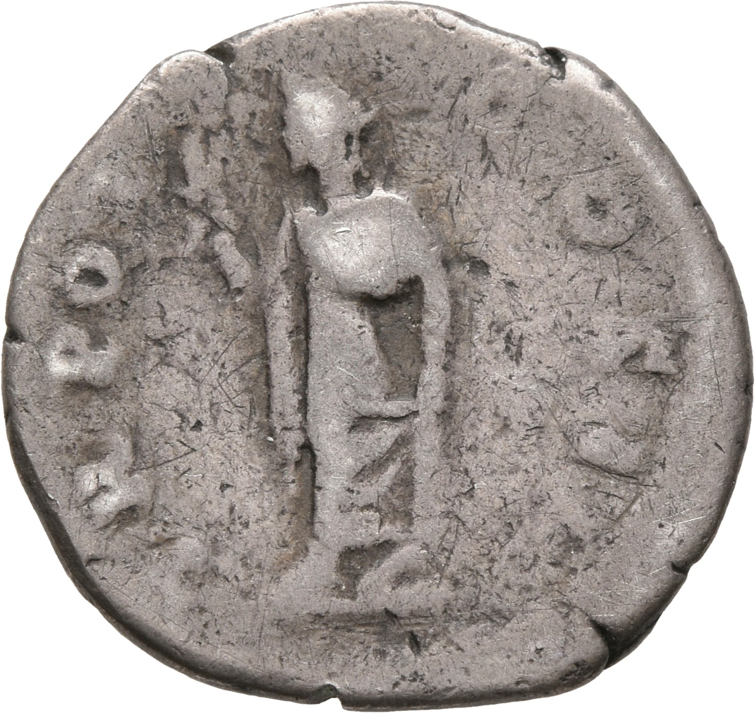 RIC II, Part 3 (second edition) Hadrian 2648 Hadrian reverse, Spes advancing left, holding flower and robe