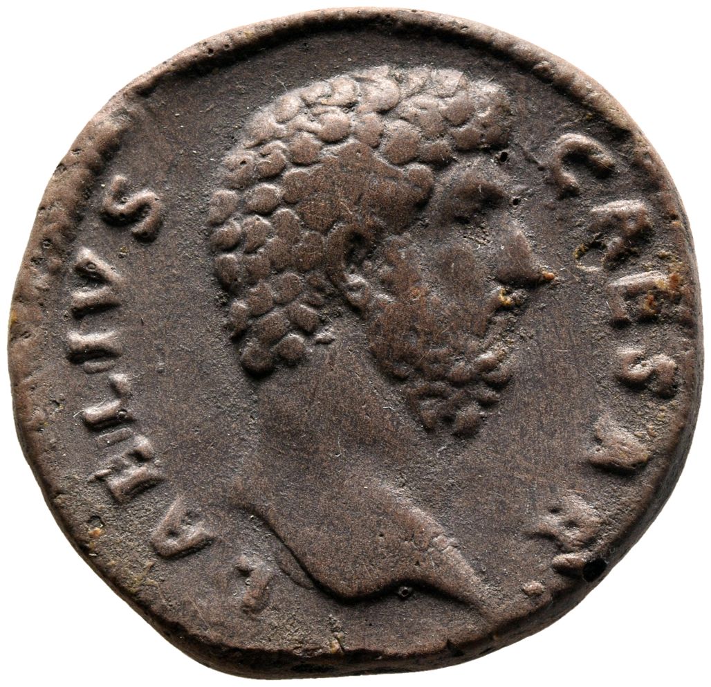 RIC II, Part 3 (second edition) Hadrian 2677-2679 Hadrian obverse, Büste des Lucius Auelis Caesar n.r.