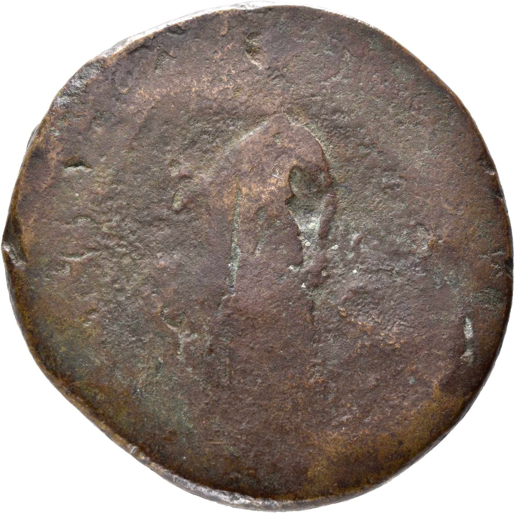 RIC II, Part 3 (second edition) Hadrian 2695 Hadrian reverse, Spes advancing left, holding flower and robe