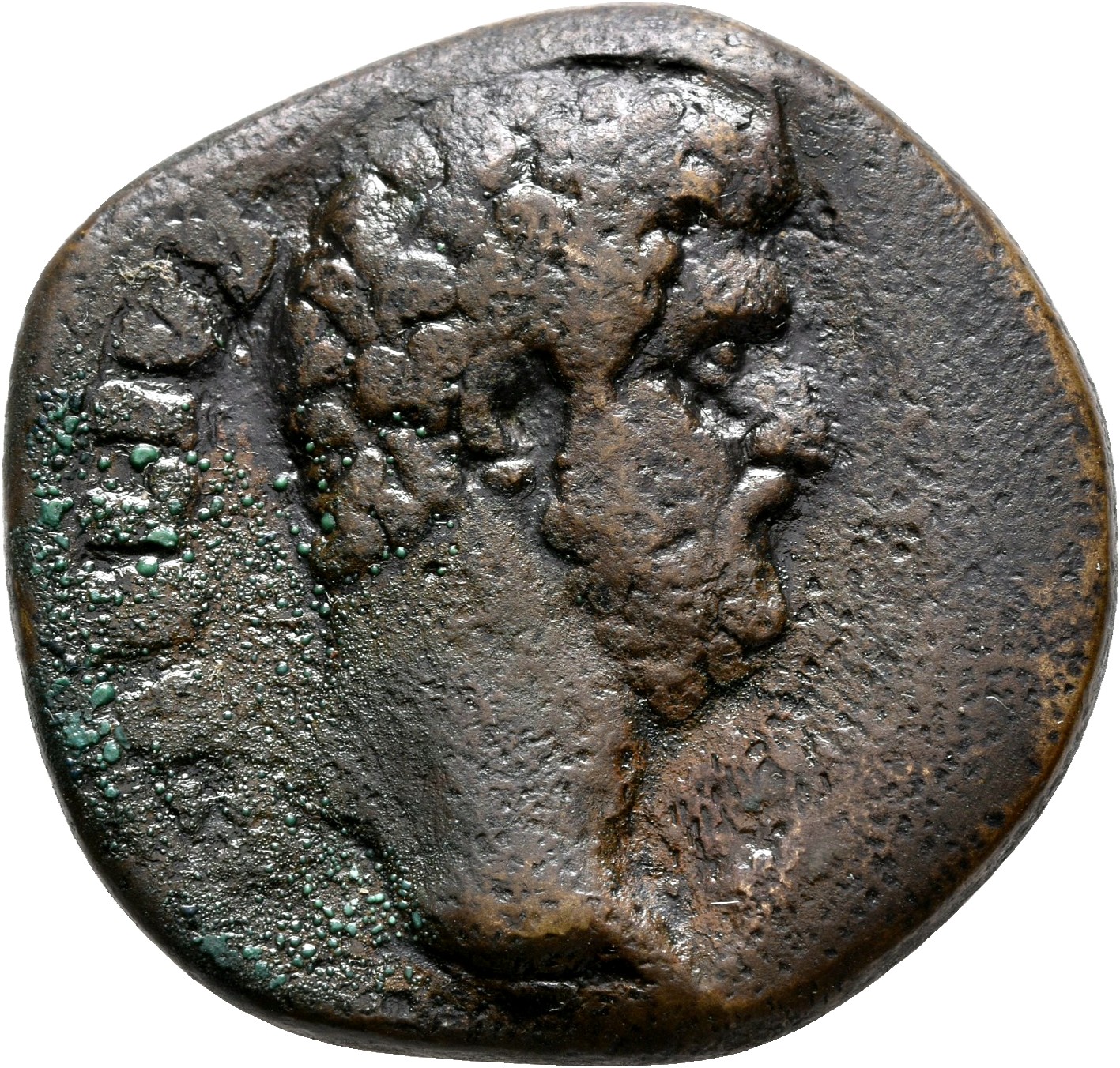 RIC II, Part 3 (second edition) Hadrian 2695 Hadrian obverse, Head of Lucius Aelius Caesar, right
