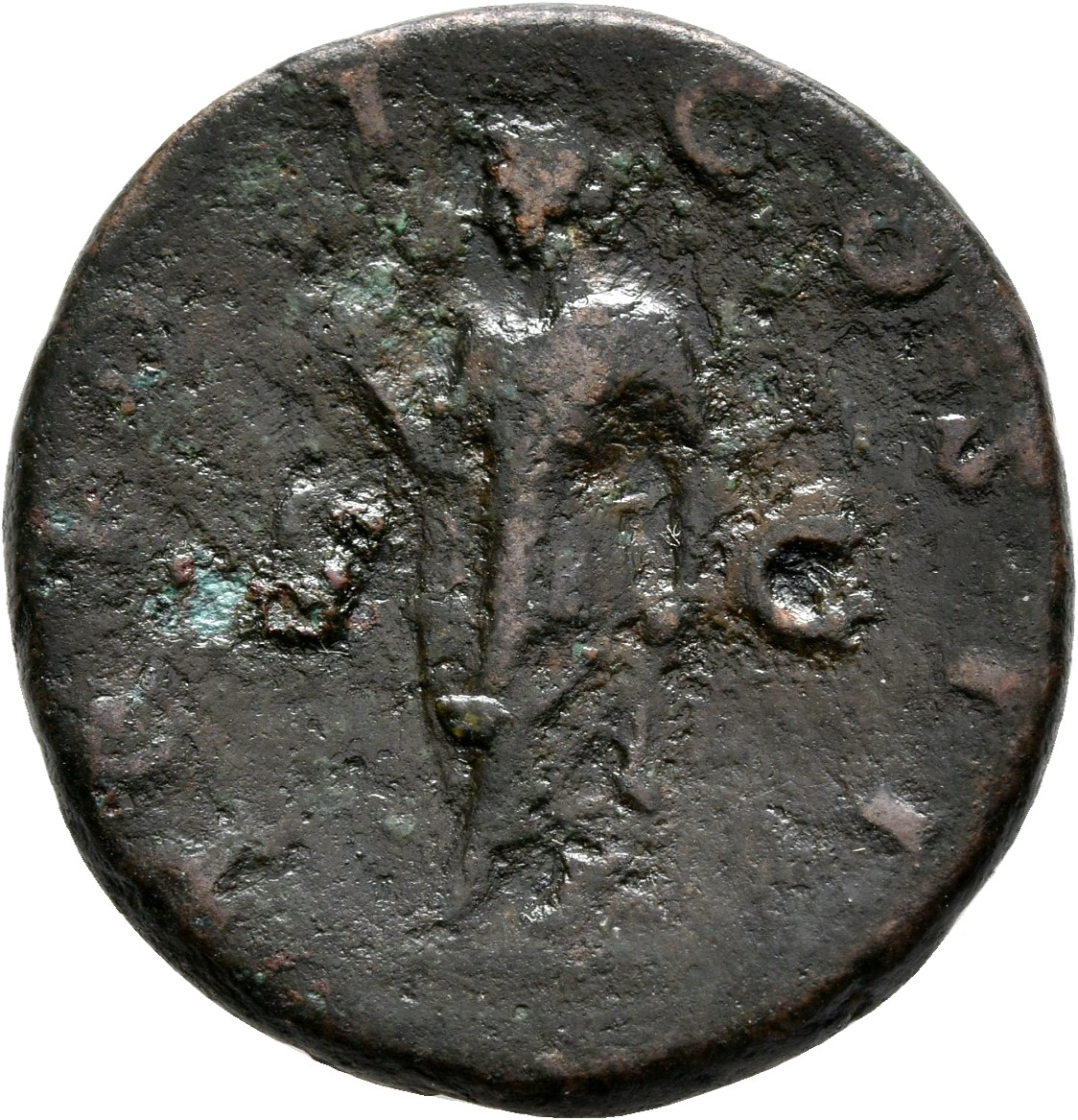 RIC II, Part 3 (second edition) Hadrian 2700 Hadrian reverse, Spes advancing left, holding flower and robe