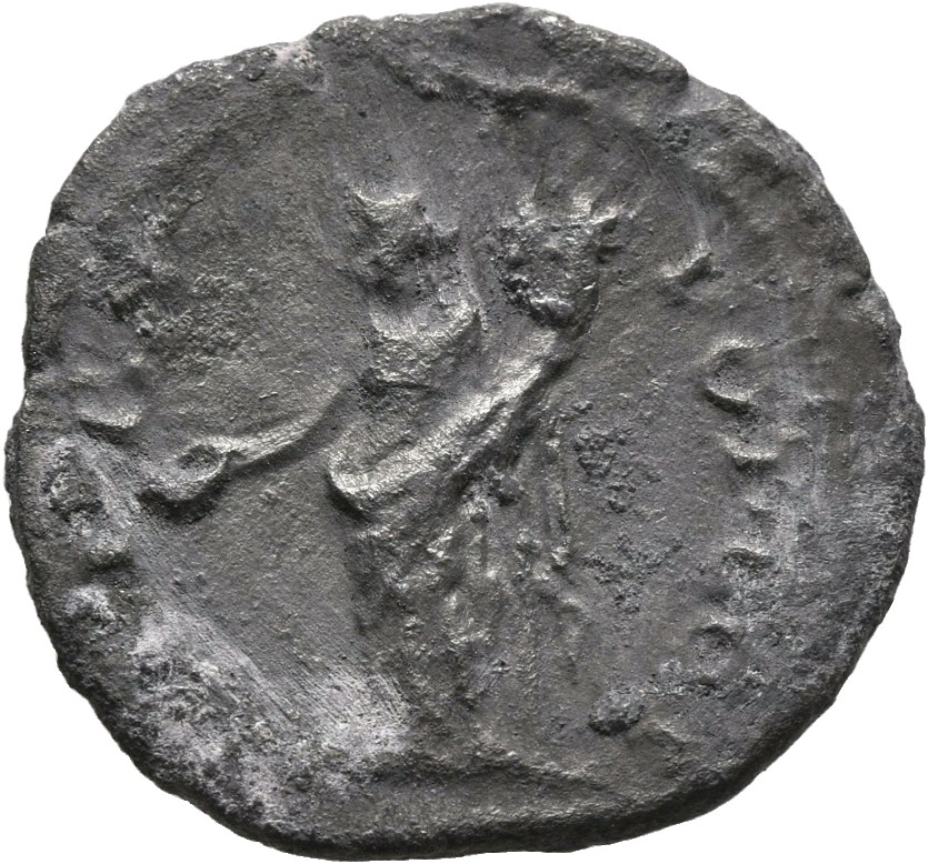 RIC II, Part 3 (second edition) Hadrian 2725 Hadrian reverse, Concordia standing left, holding patera and cornucopia, rest...