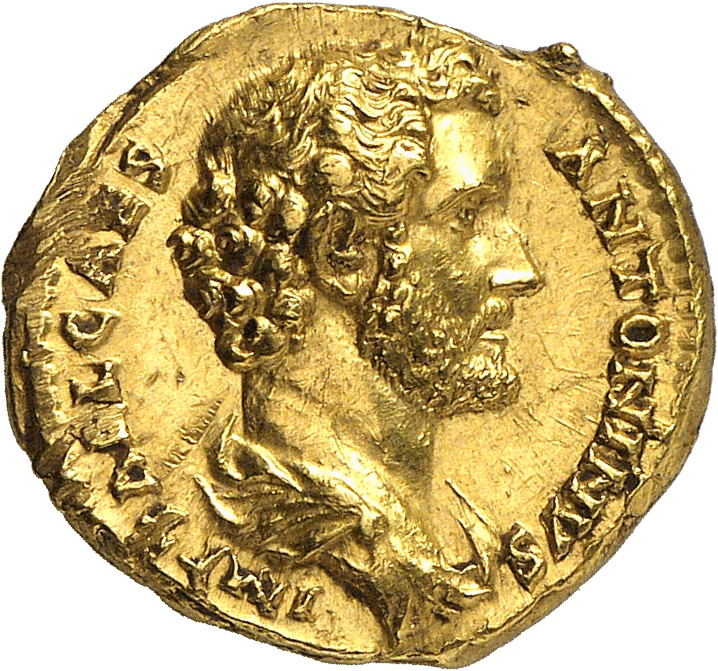 RIC II, Part 3 (second edition) Hadrian 2760 Hadrian obverse, Bust of Antoninus Pius, draped, right, viewed from rear or side