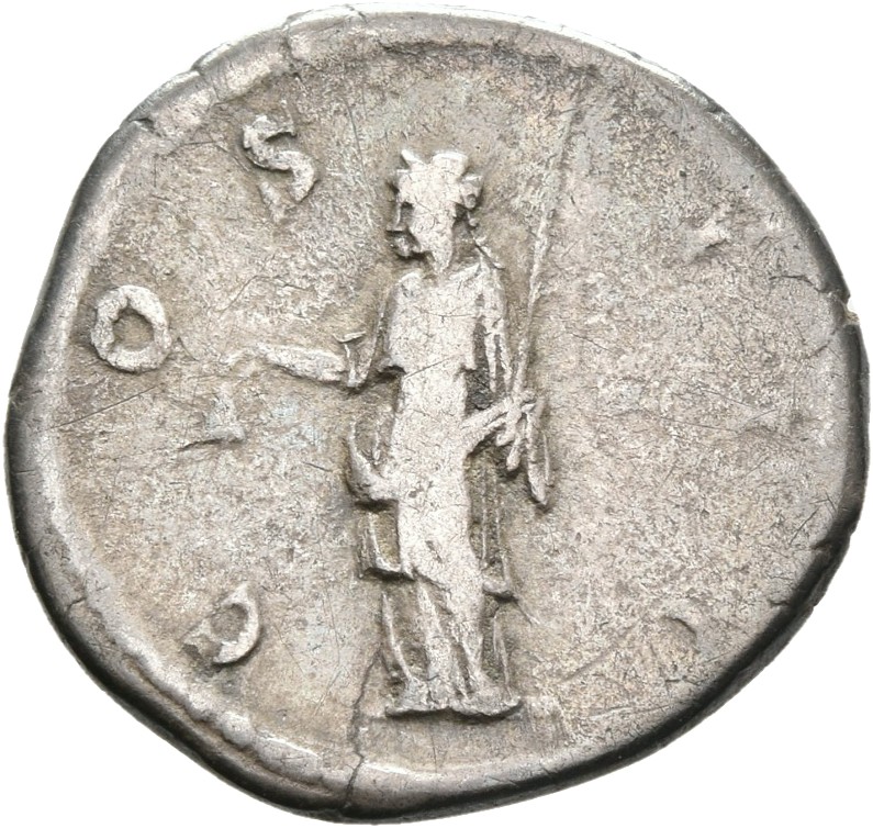 RIC II, Part 3 (second edition) Hadrian 2990 Hadrian reverse — Libertas standing left, holding pileus and vindicta