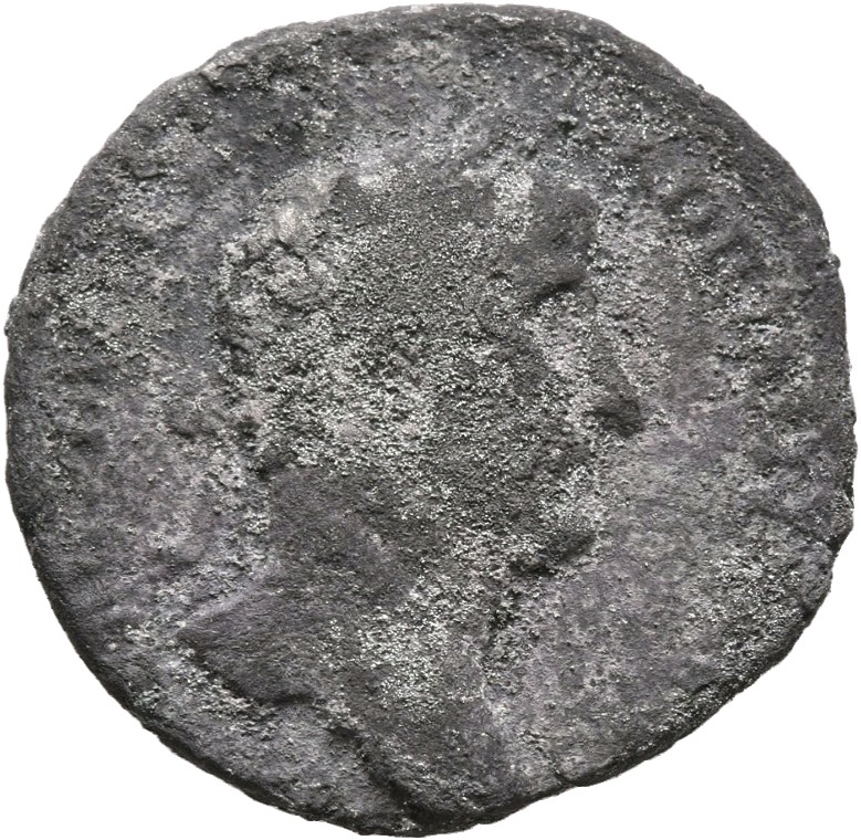 RIC II, Part 3 (second edition) Hadrian 303 Hadrian obverse, Head of Hadrian, laureate, right