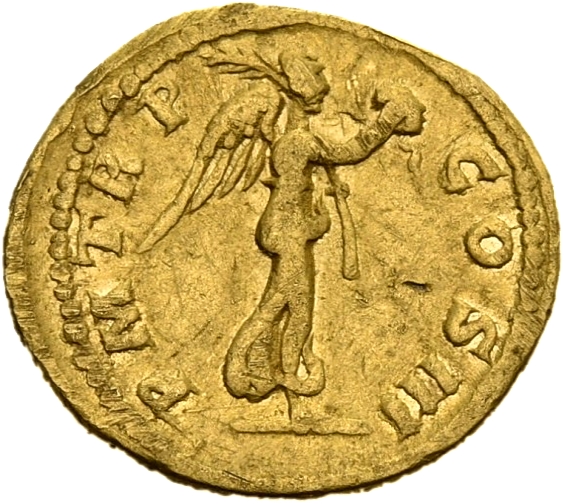 RIC II, Part 3 (second edition) Hadrian 328 Hadrian reverse, Victory advancing right, holding palm and wreath