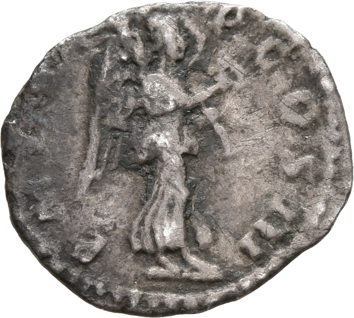 RIC II, Part 3 (second edition) Hadrian 334 Hadrian reverse, Victory advancing right, holding palm and wreath