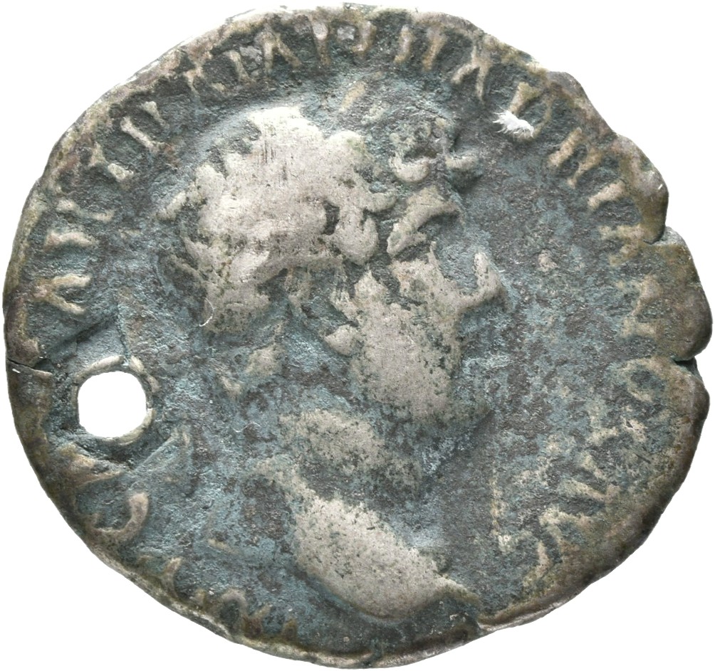 RIC II, Part 3 (second edition) Hadrian 355 Hadrian obverse, Head of Hadrian, laureate, right