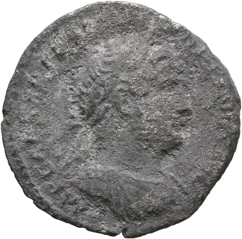 RIC II, Part 3 (second edition) Hadrian 358 Hadrian obverse, Bust of Hadrian, laureate, draped, right, viewed from front