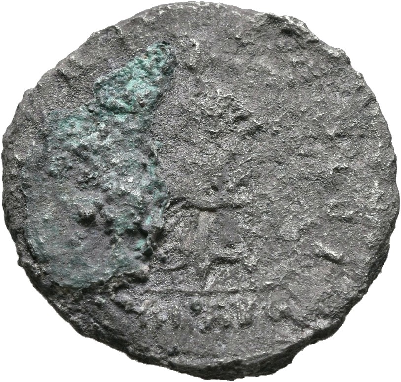 RIC II, Part 3 (second edition) Hadrian 376 Hadrian reverse, Salus seated left, holding out patera to feed snake; to left,...