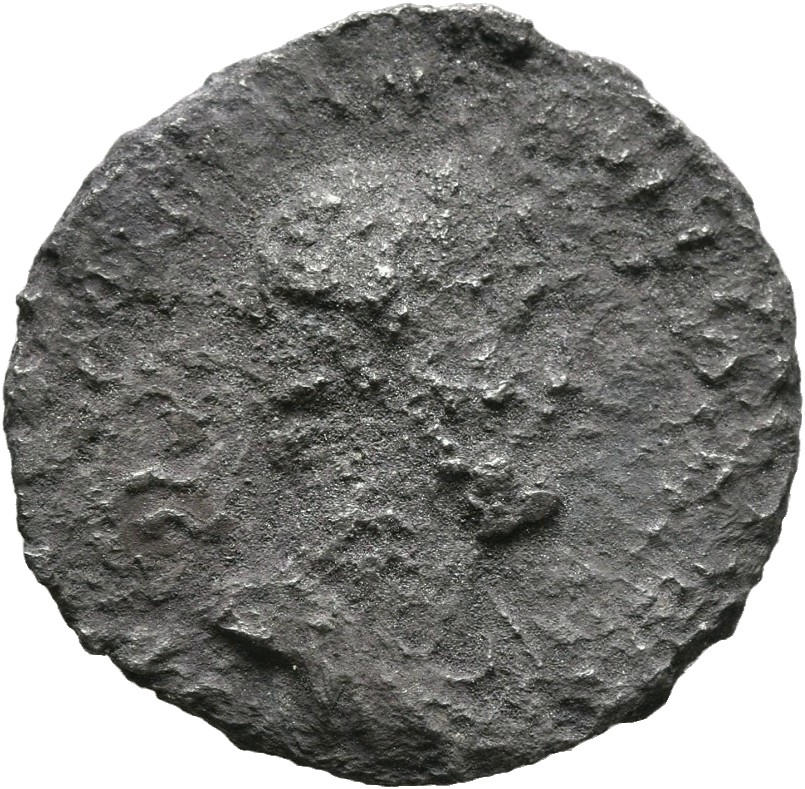RIC II, Part 3 (second edition) Hadrian 376 Hadrian obverse, Bust of Hadrian, laureate, cuirassed, cropped of pteryges, ri...