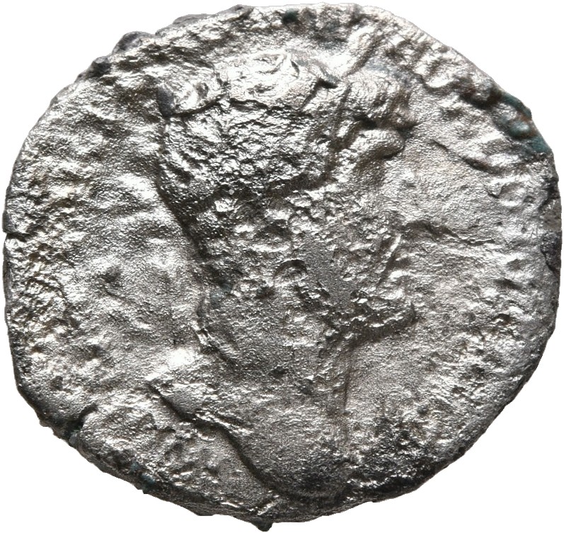 RIC II, Part 3 (second edition) Hadrian 385 Hadrian obverse, Head of Hadrian, laureate, right