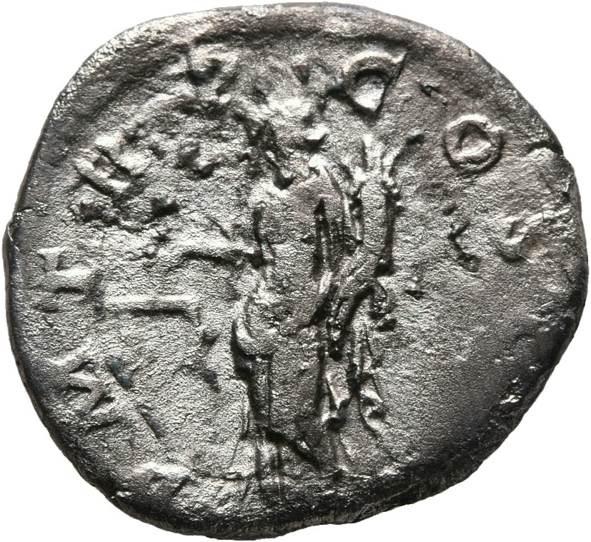 RIC II, Part 3 (second edition) Hadrian 389 Hadrian reverse, Aequitas-Moneta standing left, holding scales and cornucopia