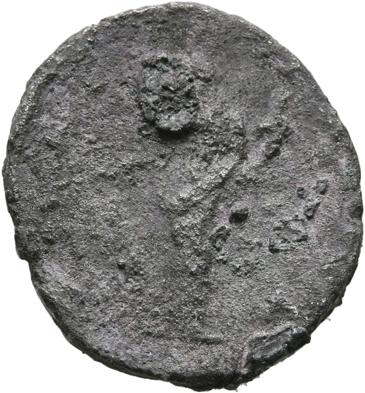 RIC II, Part 3 (second edition) Hadrian 392 Hadrian reverse, Fortuna, standing left, holding rudder and cornucopia, usuall...