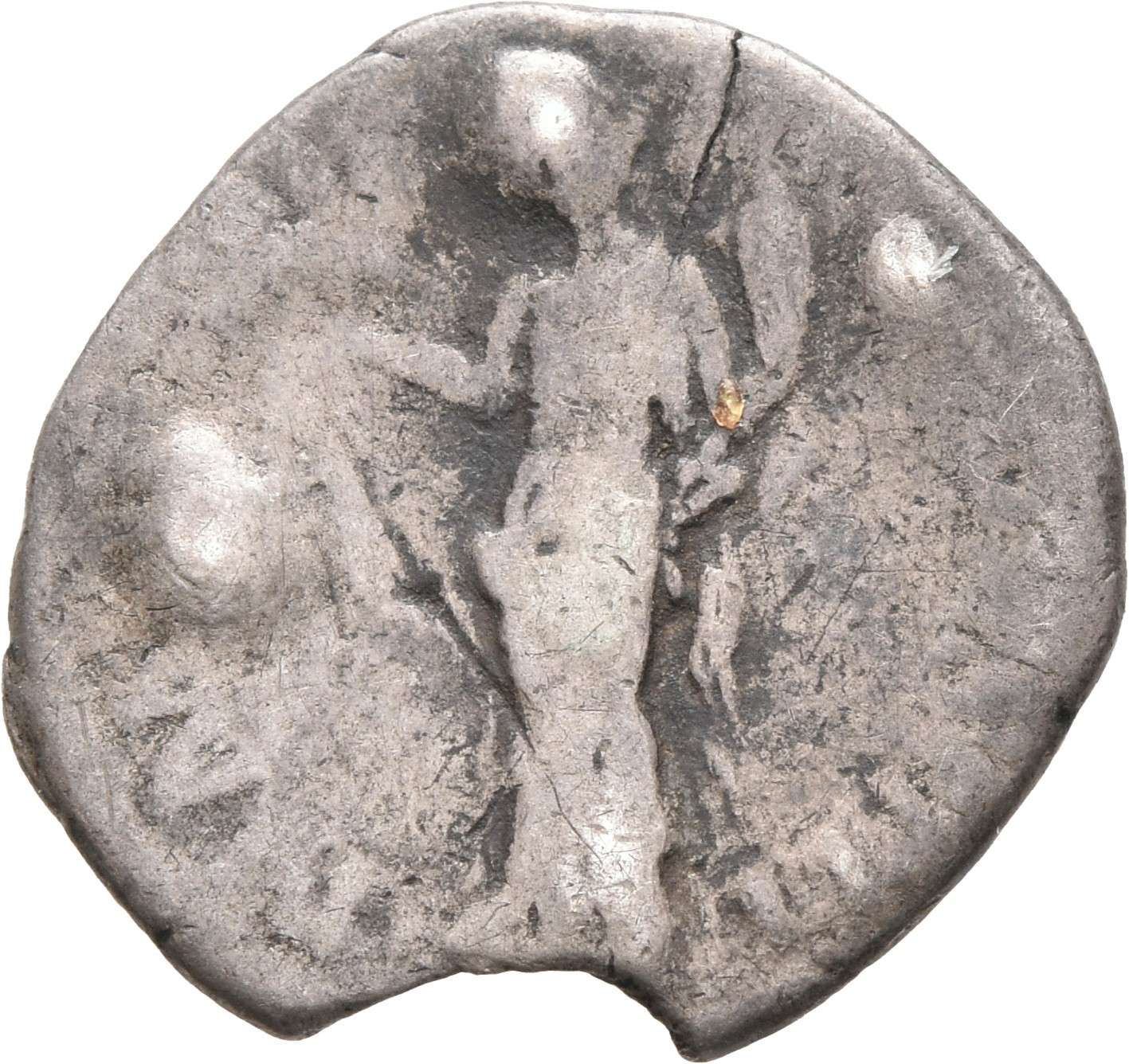 RIC II, Part 3 (second edition) Hadrian 394 Hadrian reverse, Fortuna, standing left, holding rudder and cornucopia, usuall...
