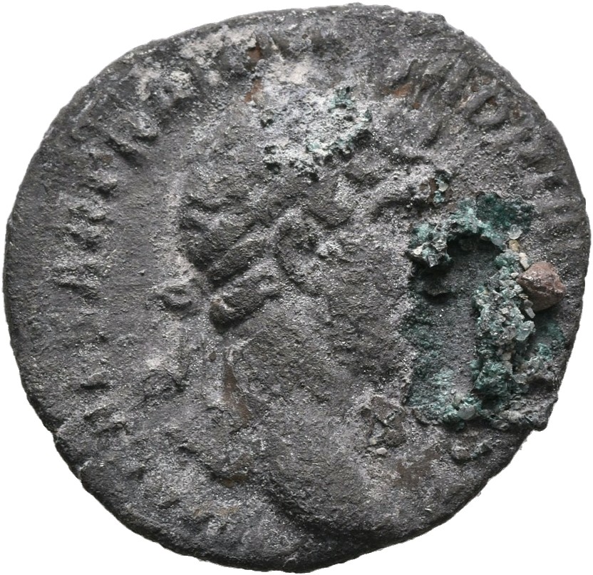 RIC II, Part 3 (second edition) Hadrian 396 Hadrian obverse, Head of Hadrian, laureate, right