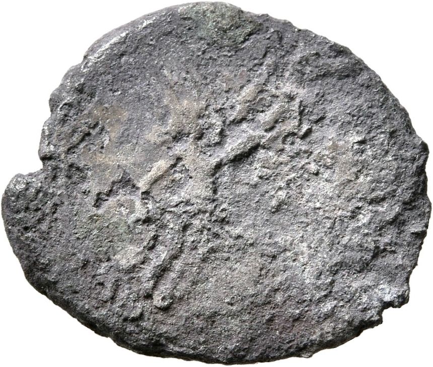 RIC II, Part 3 (second edition) Hadrian 400 Hadrian reverse, Victory flying right, holding trophy in both hands