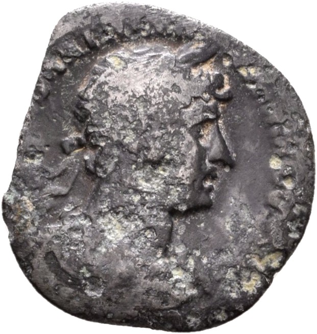 RIC II, Part 3 (second edition) Hadrian 400A Hadrian obverse, Bust of Hadrian, laureate, draped, right, viewed from rear o...