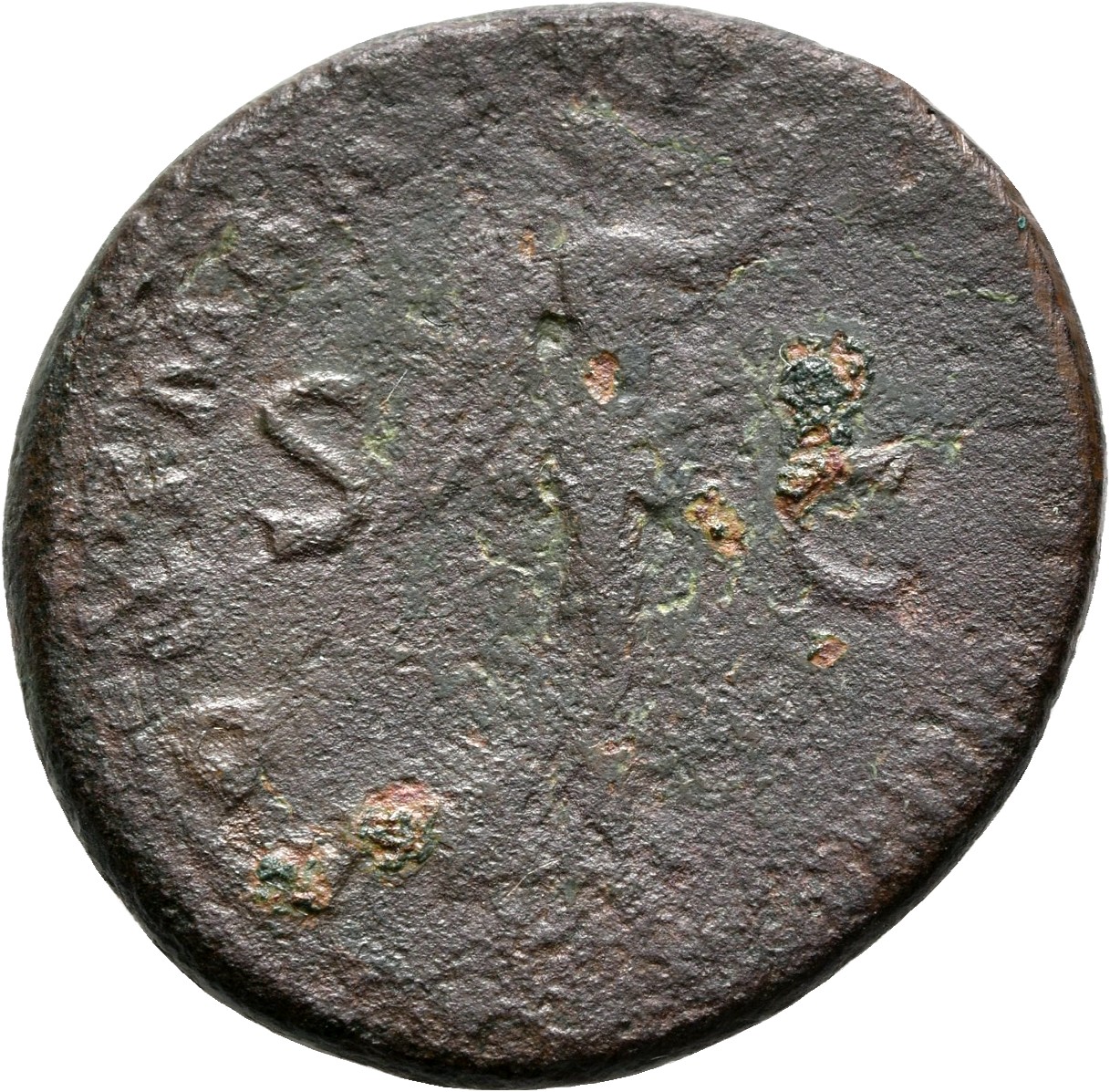 RIC II, Part 3 (second edition) Hadrian 461 Hadrian reverse, Victory advancing right, holding palm and wreath