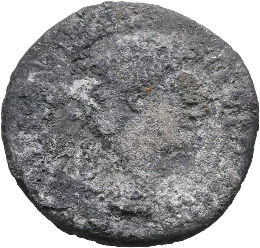 RIC II, Part 3 (second edition) Hadrian 516 Hadrian obverse, Head of Hadrian, laureate, right