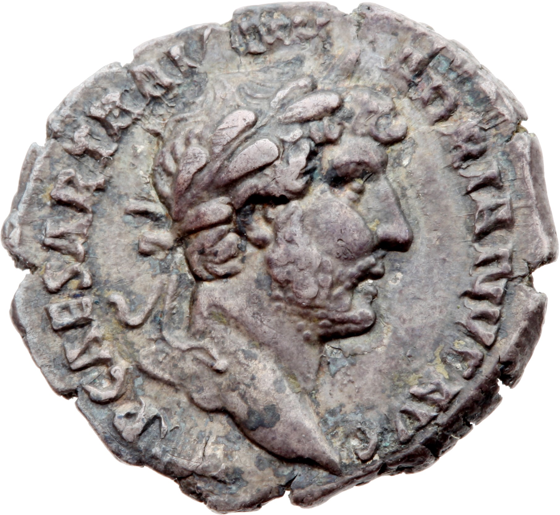 RIC II, Part 3 (second edition) Hadrian 520 Hadrian obverse, Head of Hadrian, laureate, right