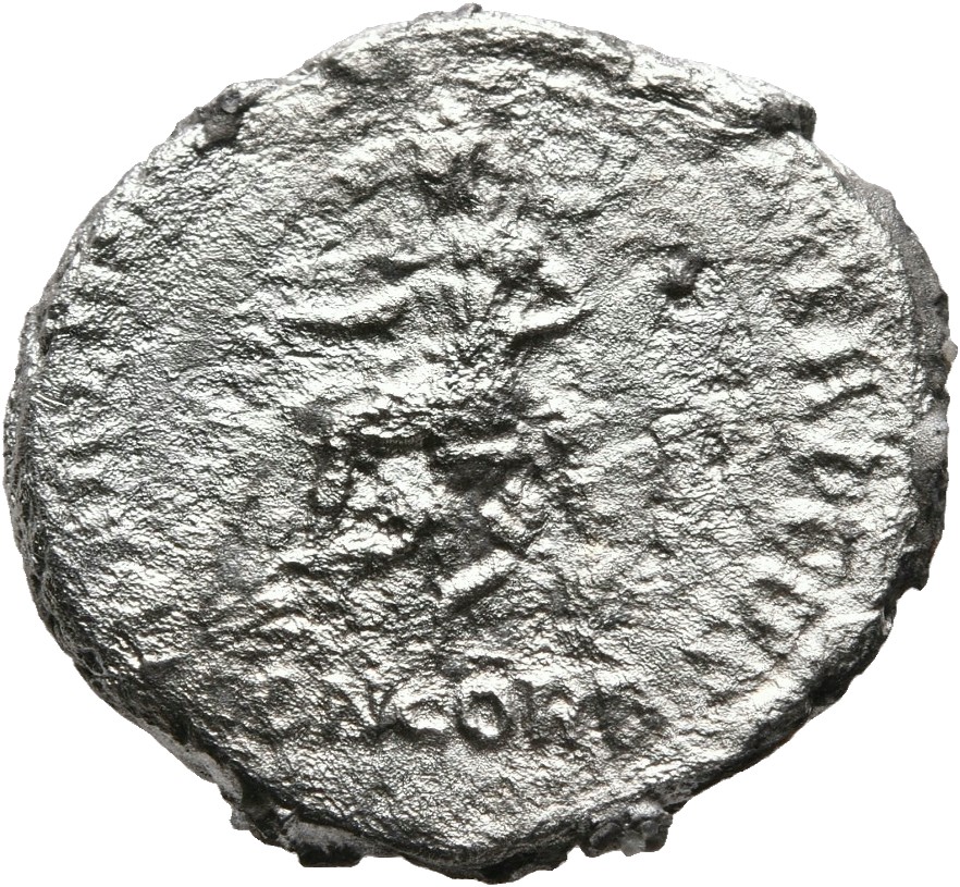 RIC II, Part 3 (second edition) Hadrian 54 Hadrian reverse, Concordia seated left on throne, holding patera and resting on...