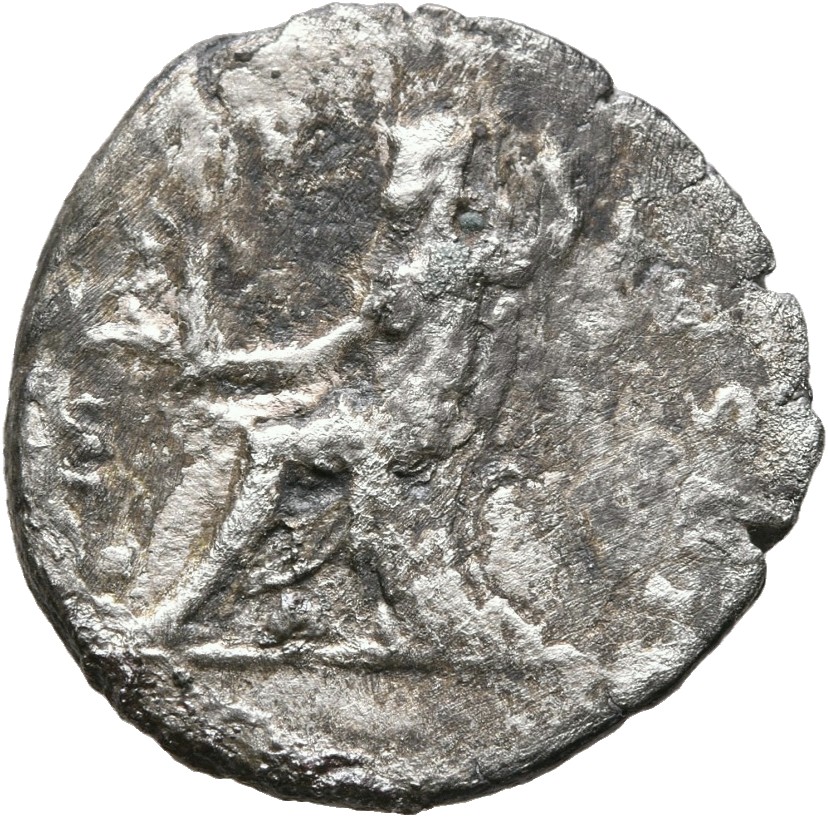 RIC II, Part 3 (second edition) Hadrian 542 Hadrian reverse, Roma seated left, usually on pile of arms, holding Victory an...