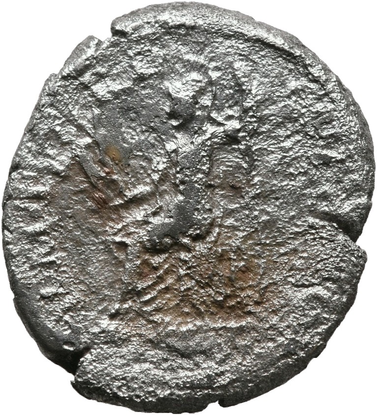 RIC II, Part 3 (second edition) Hadrian 547 Hadrian reverse, Roma seated left, usually on pile of arms, holding Victory an...