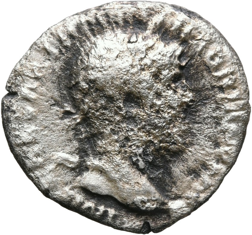 RIC II, Part 3 (second edition) Hadrian 549 Hadrian obverse, Head of Hadrian, laureate, right