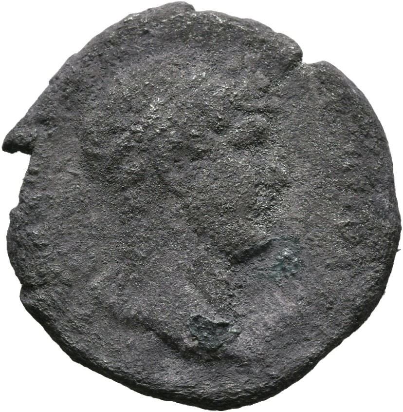 RIC II, Part 3 (second edition) Hadrian 567 Hadrian obverse, Head of Hadrian, laureate, right