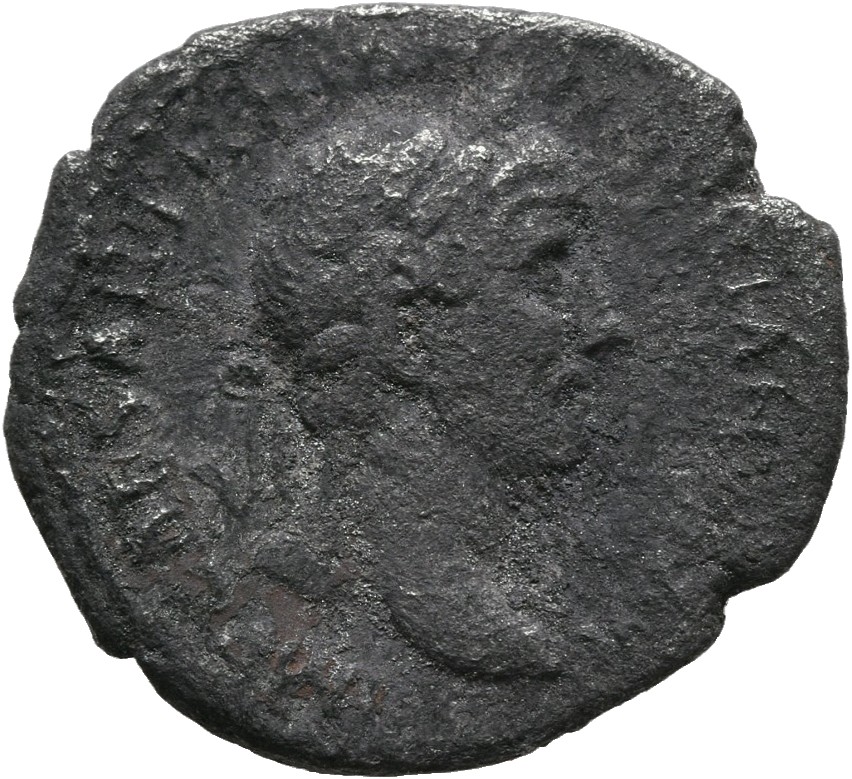 RIC II, Part 3 (second edition) Hadrian 579 Hadrian obverse, Head of Hadrian, laureate, right