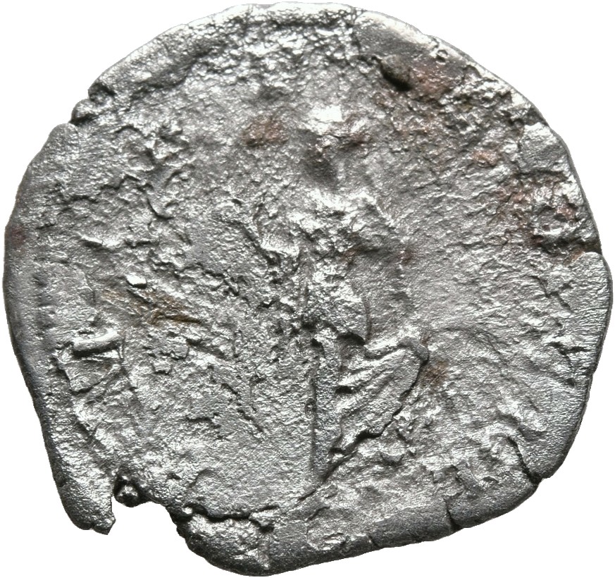 RIC II, Part 3 (second edition) Hadrian 602 Hadrian reverse, Spes advancing left, holding flower and lifting robe