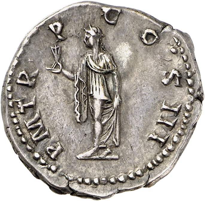RIC II, Part 3 (second edition) Hadrian 603 Hadrian reverse, Spes advancing left, holding flower and lifting robe