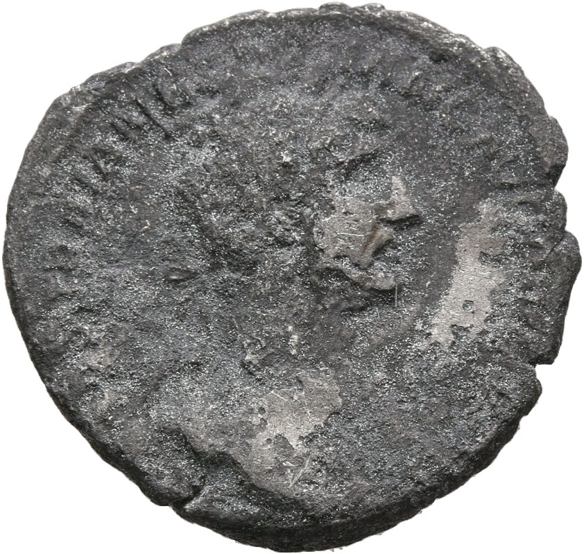 RIC II, Part 3 (second edition) Hadrian 64 Hadrian obverse, Bust of Hadrian, laureate, bare chest, traces of drapery on fa...