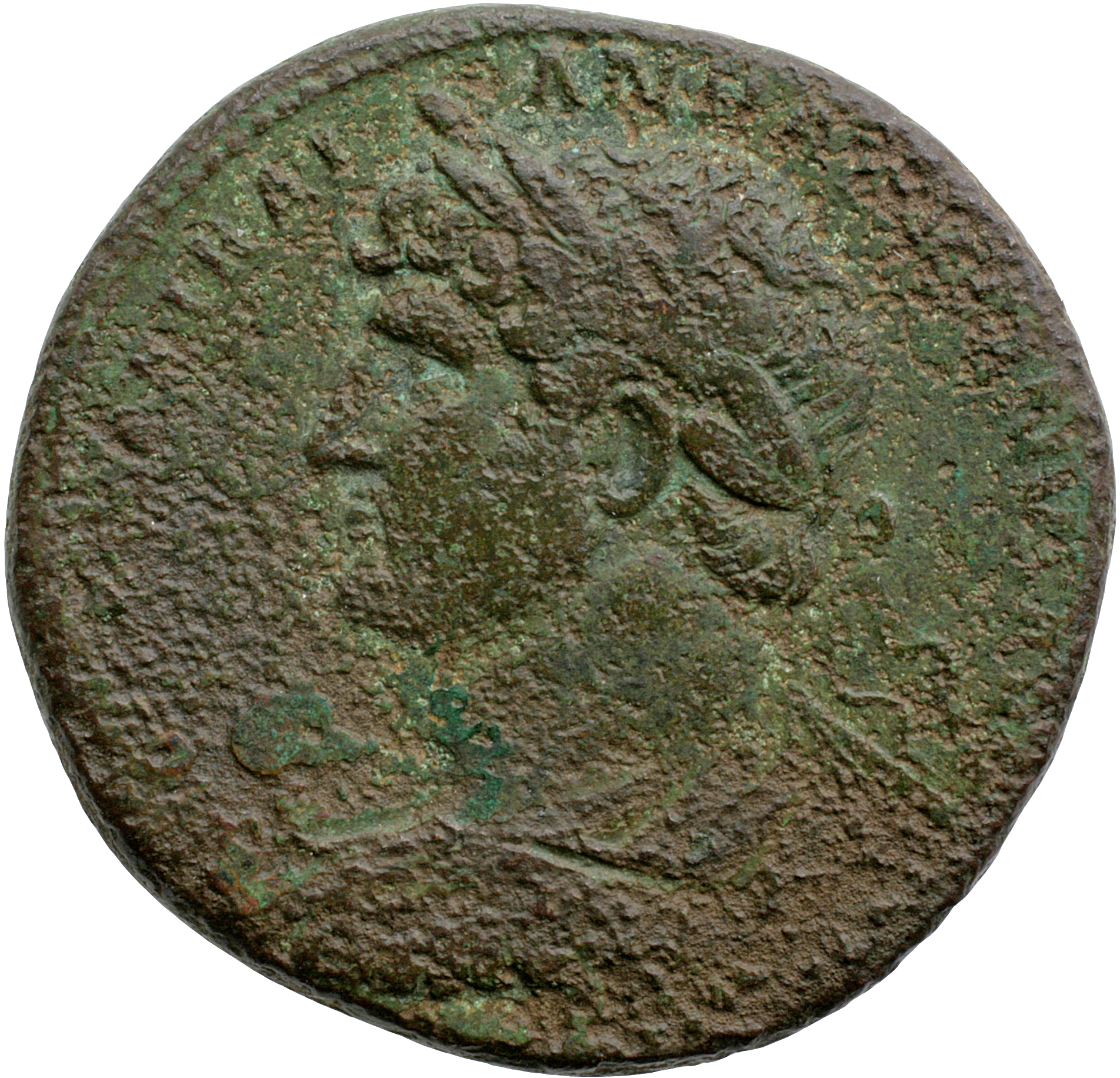 RIC II, Part 3 (second edition) Hadrian 655 Hadrian obverse, Bust of Hadrian, laureate, draped and cuirassed, left, viewed...