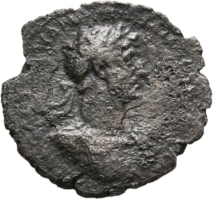RIC II, Part 3 (second edition) Hadrian 68 Hadrian obverse, Bust of Hadrian, laureate, cuirassed, right, viewed from front